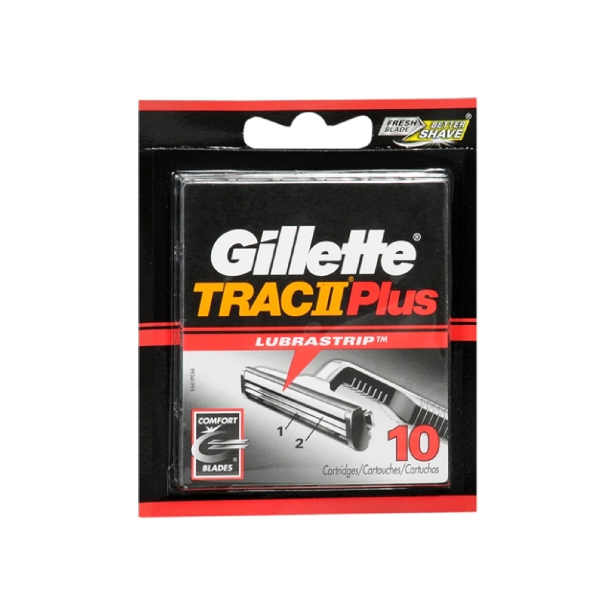 Gillette Trac II Plus Cartridges 10 Each – valpacks